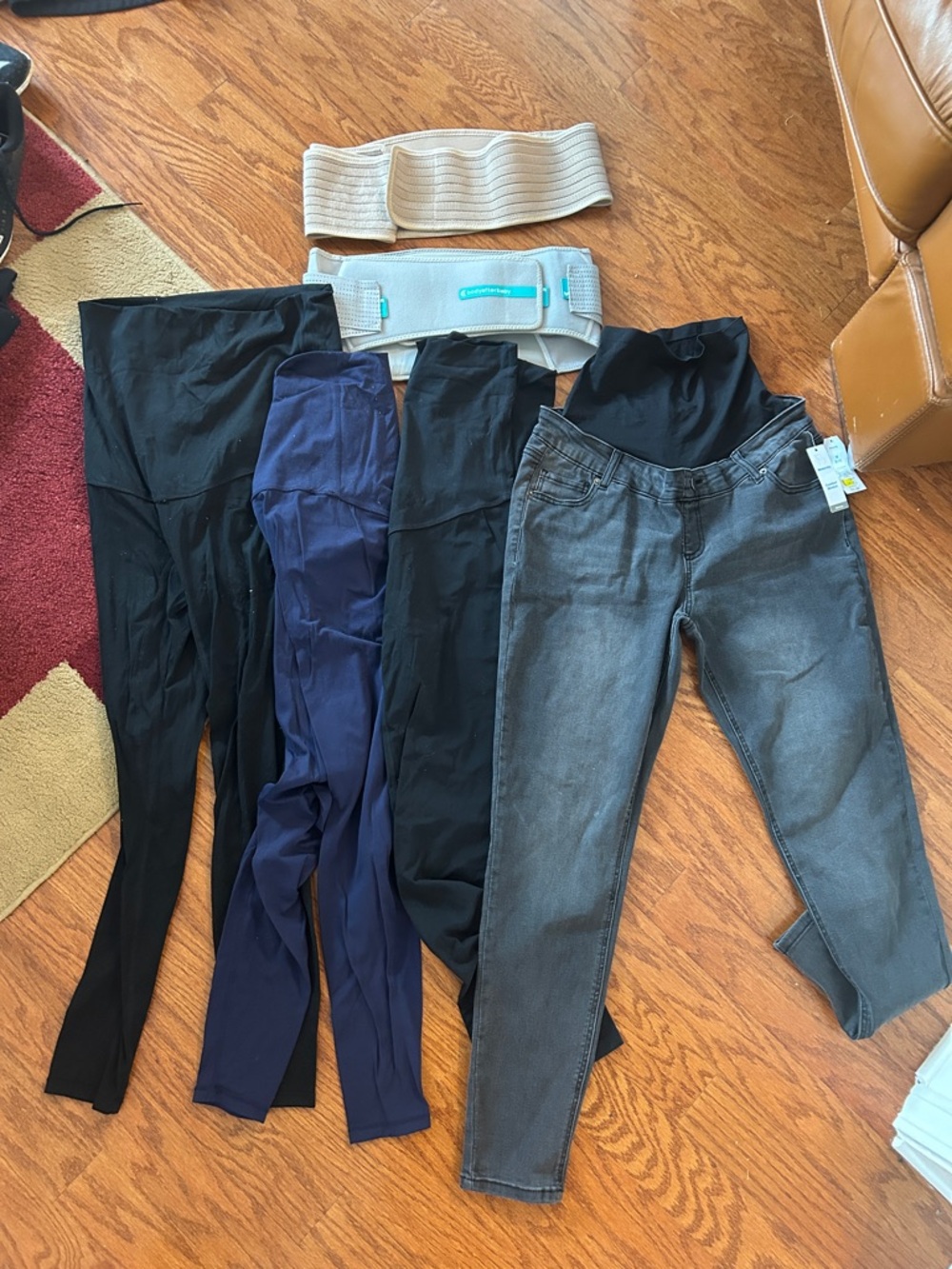 Maternity Lot! Jeans, Leggings, Pregnancy Belts Small S